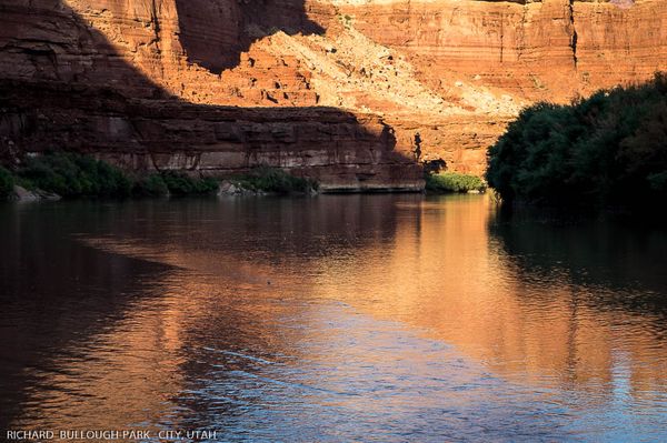 Reflection on the Green River, Utah