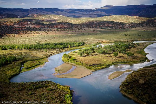 Island Park, on the Green River, Utah