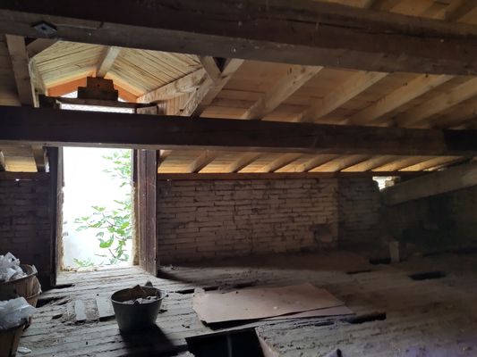 Avant travaux - Projet de rénovation frugale bâtiment ancien Labége - Chantier en cours 2024-2025