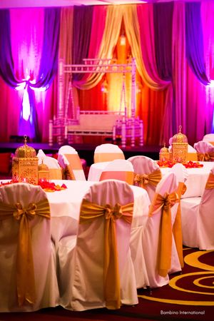 Indian wedding reception decor with a swing, Dayton, Ohio Indian wedding reception decor with a swing, Dayton, Ohio