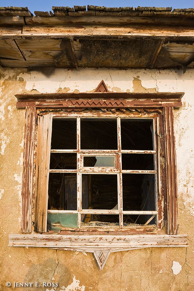 Detail of an abandoned building, Cape Dezhnev, Bering Strait, Russia