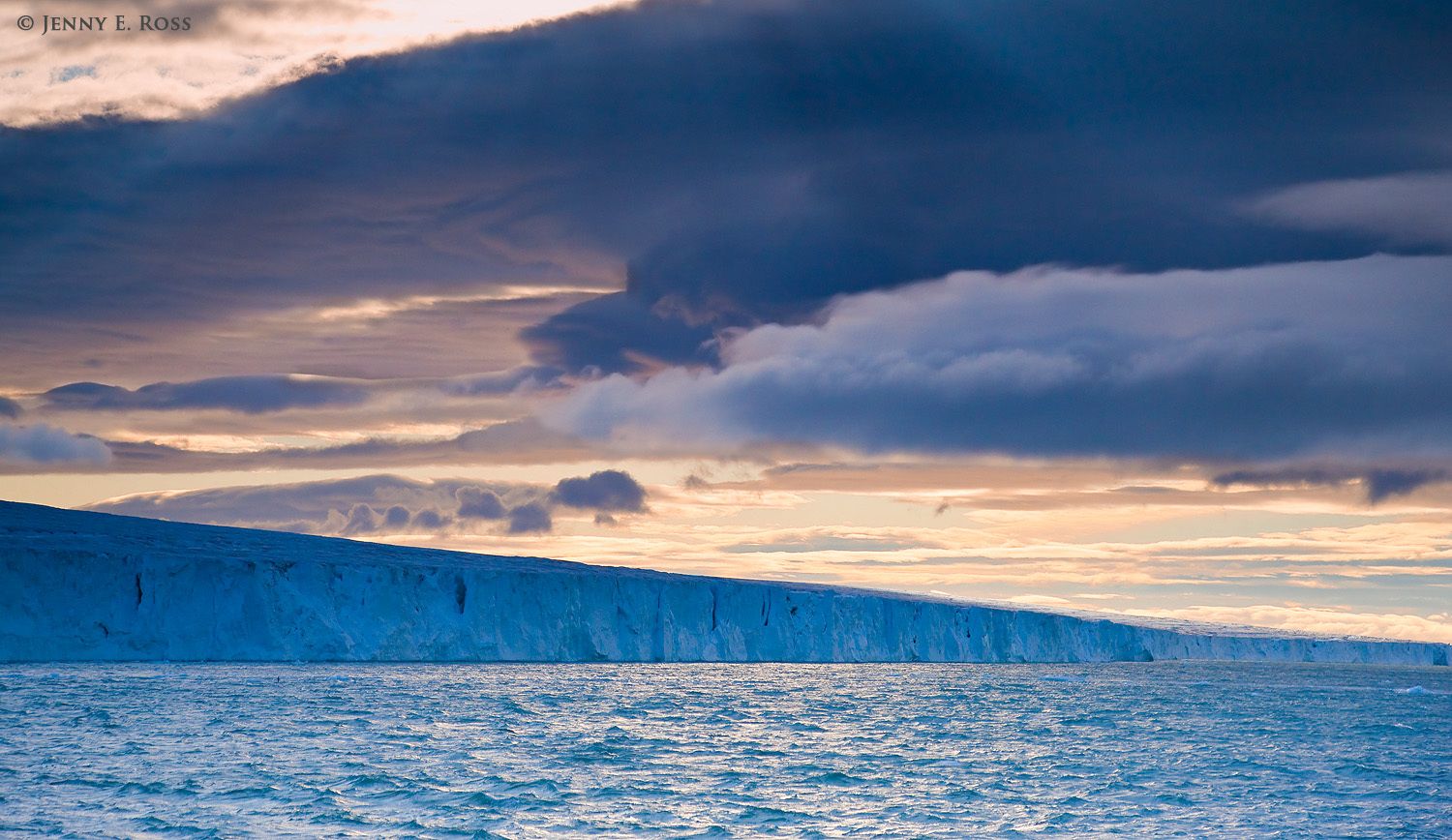Brasvellbreen ice cap, Nordaustlandet, Svalbard Archipelago, Norway.