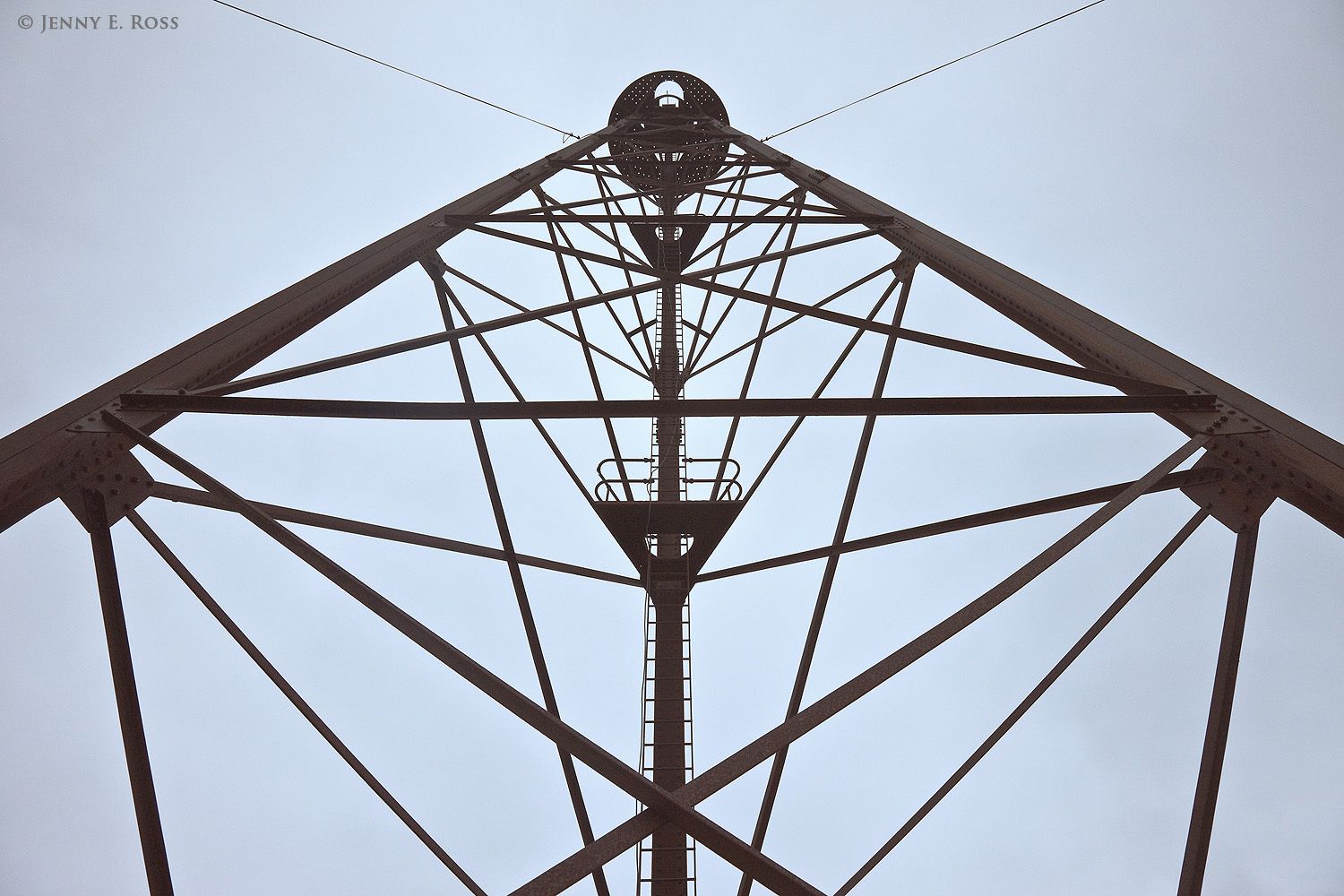 Mast for the airship Norge in Ny-Alesund, Svalbard, Norway.