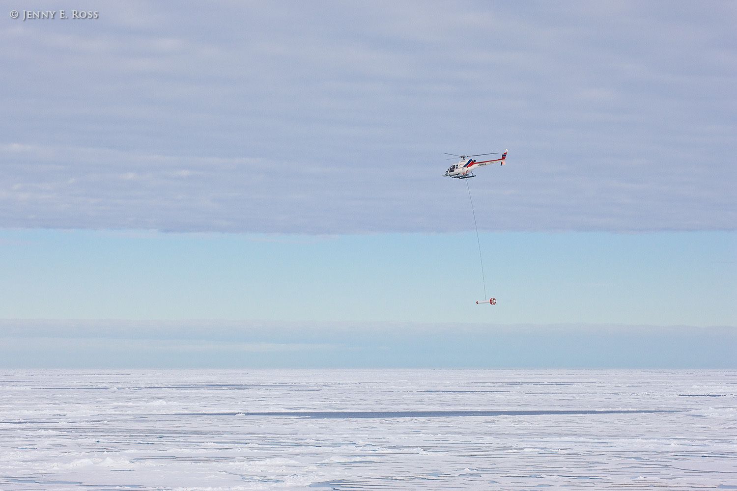 Research on sea ice in the Arctic Ocean