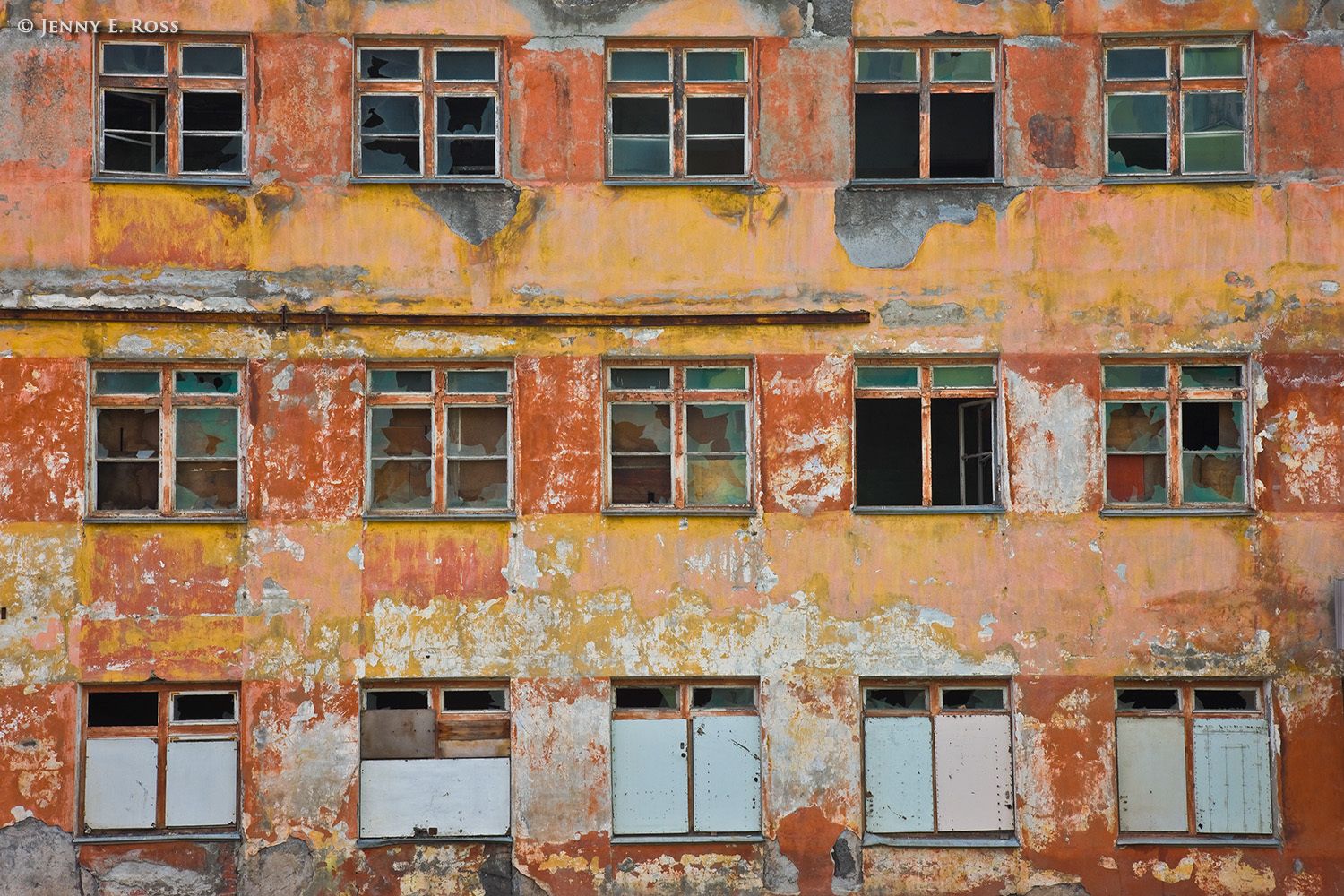 Abandoned building, Provideniya, Chukotka, Russia.