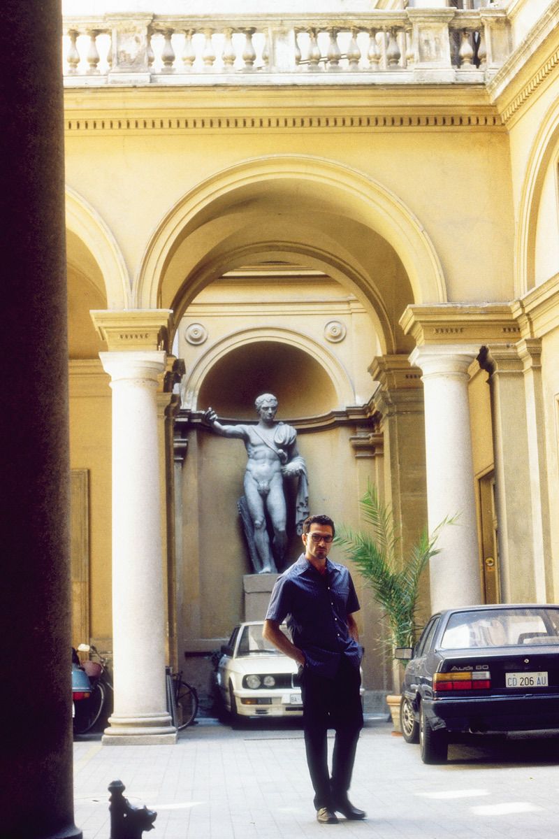Fashion in Rome - great backdrop.