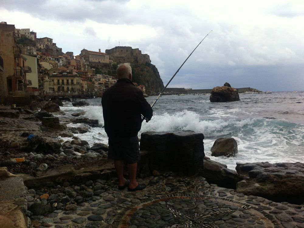 Picture of an Italian fisherman.
