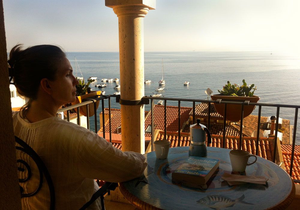 Photo of a beautiful view from a B.& B. in Tropea - Italy