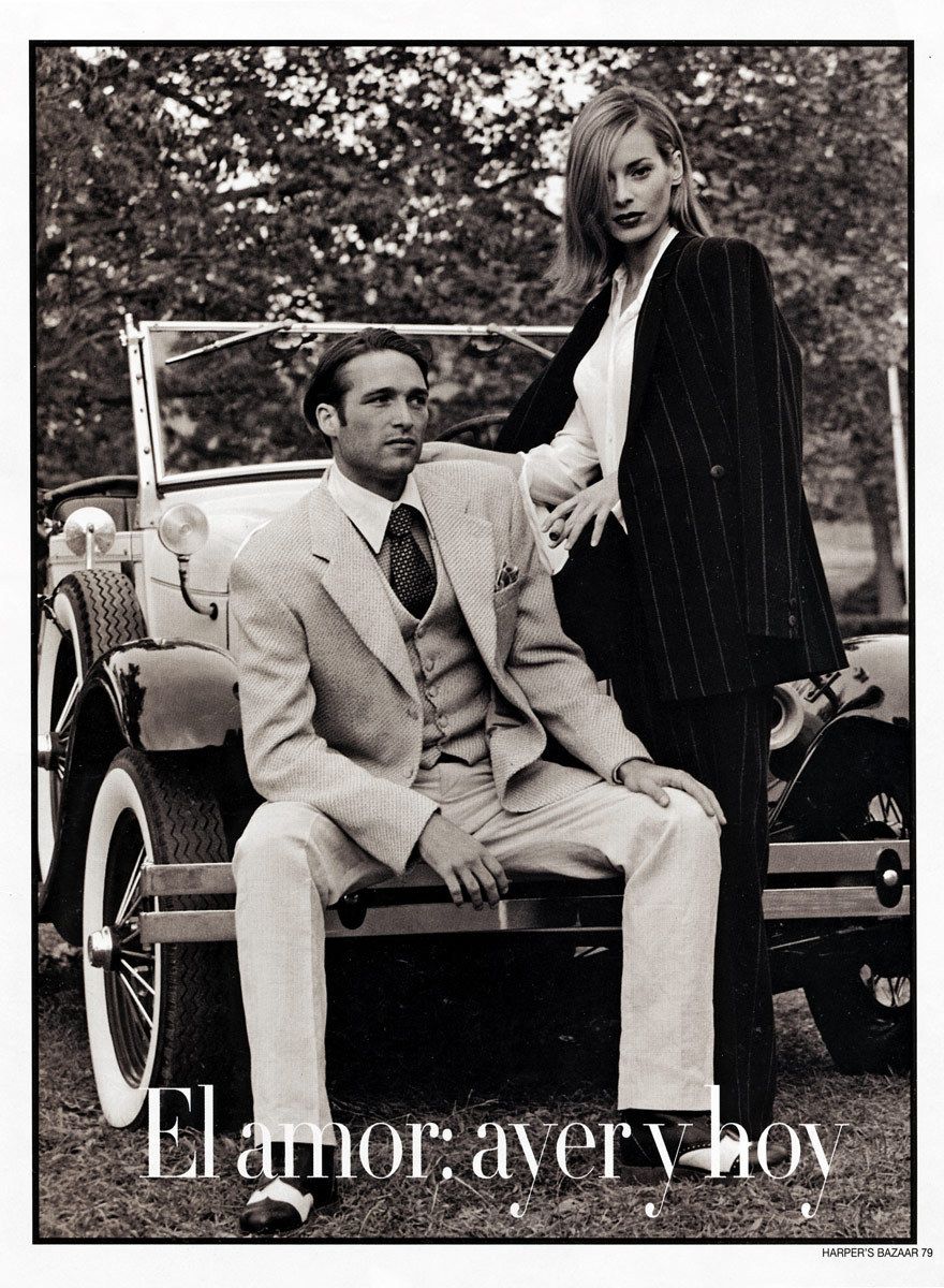 Bonnie & Clyde - a Fashion editorial for Harpers Bazaar