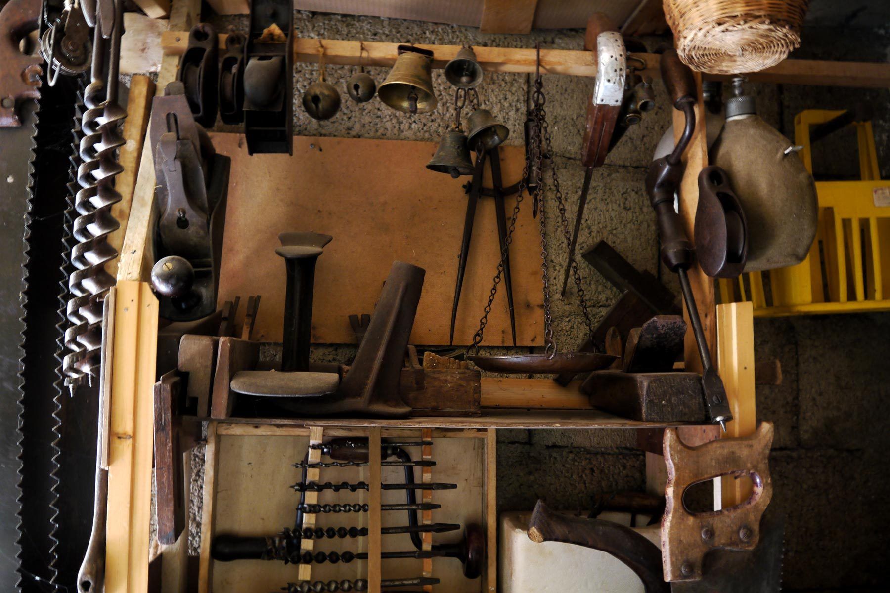 Old tools. These tools have stories to tell.