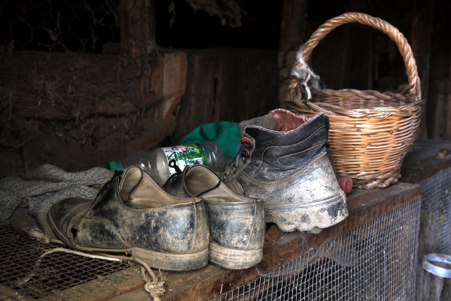Old Italian shoes. If these shoes could talk...