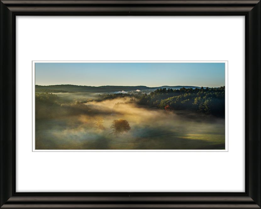 GROUND FOG BELOW WINSOR DAM, QUABBIN RESERVOIR, PIONEER VALLEY, WESTERN MA # 7133 GROUND FOG BELOW WINSOR DAM, QUABBIN RESERVOIR, WARE, MA