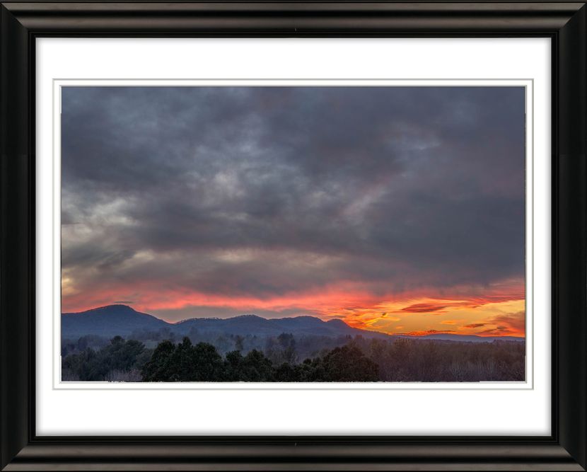 SUNSET OVER HOLYOKE RANGE, PIONEER VALLEY, WESTERN MA Frame-#6627-Holyoke-Range-Sunset-and-Dark-Clouds-Opt.jpg