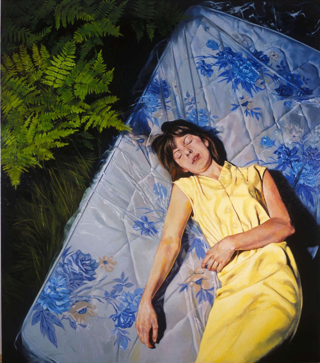 Oil on canvas, 80" x 70", 2004 A Shifted Evening