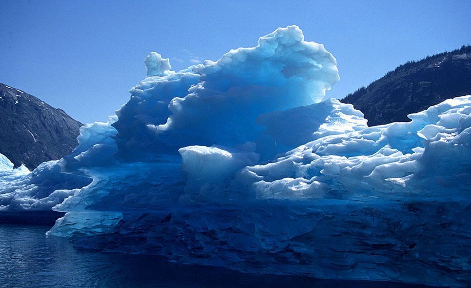 Floating Iceberg Alaska