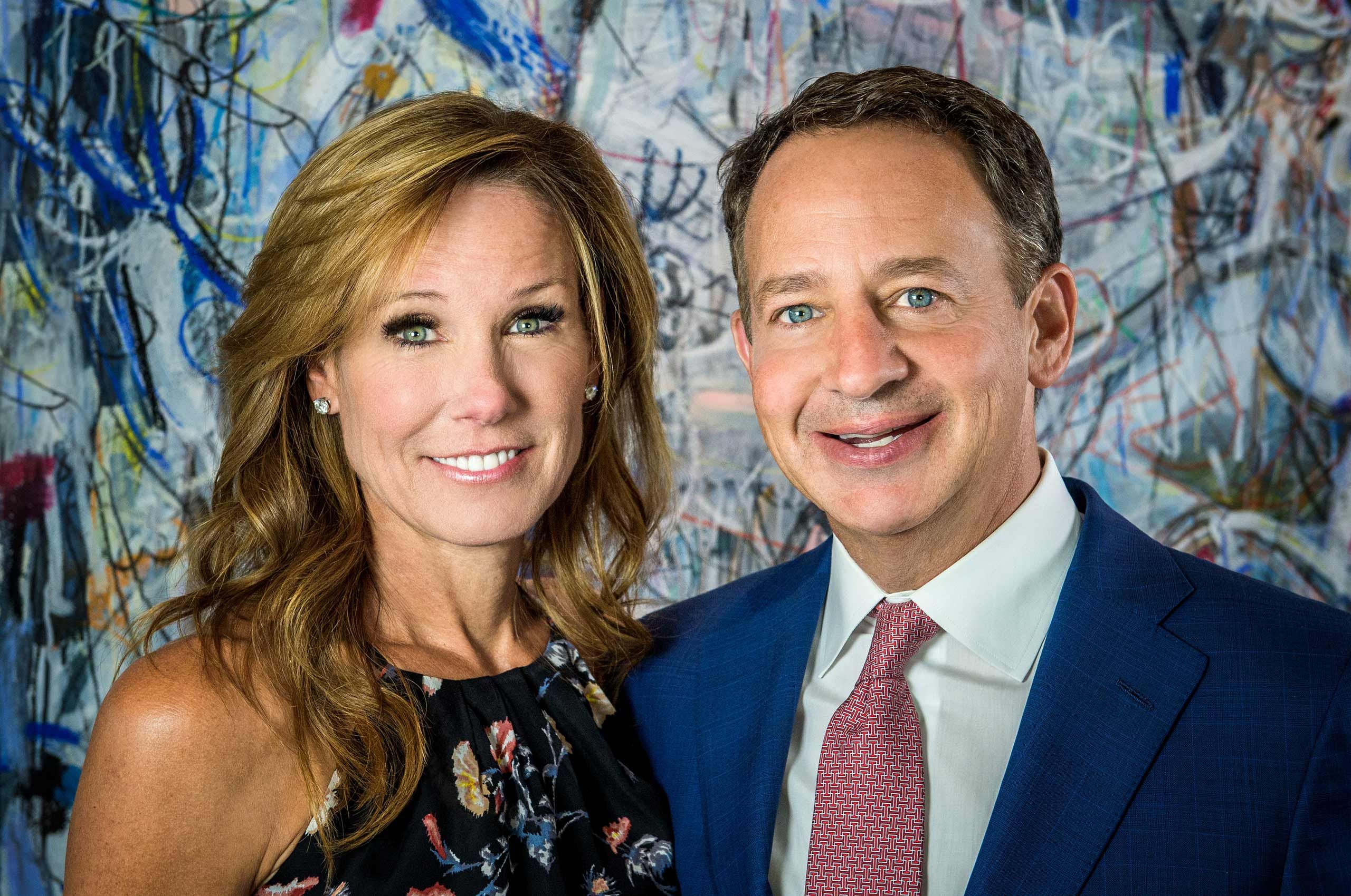 Kim & Alan Portrait for Weill Cornell Medicine.