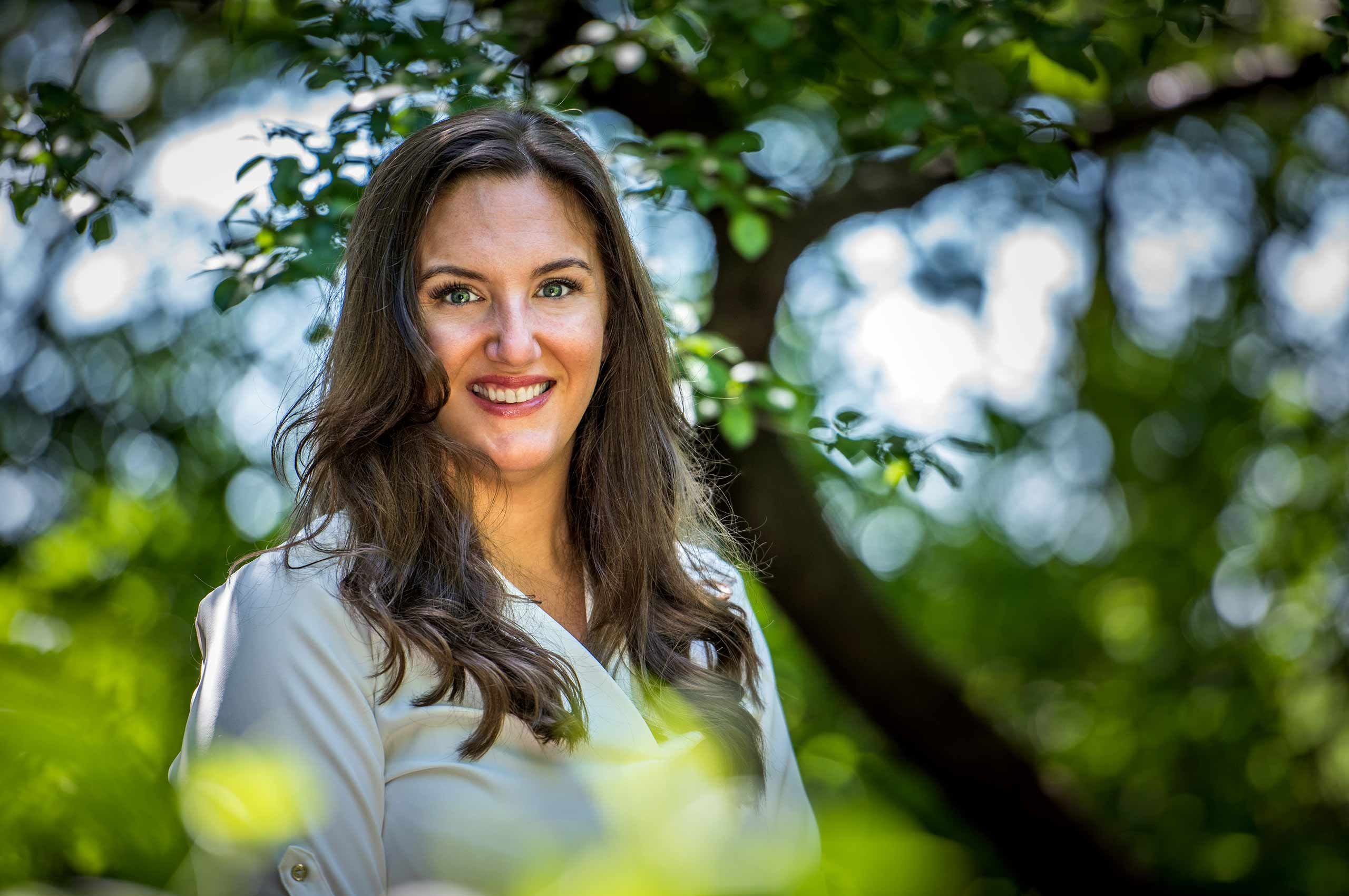 Kate Palmer socially distanced outdoor portrait session