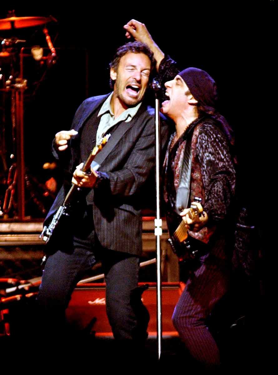 Bruce Springsteen & Stevie Van Zandt of The E Street Band