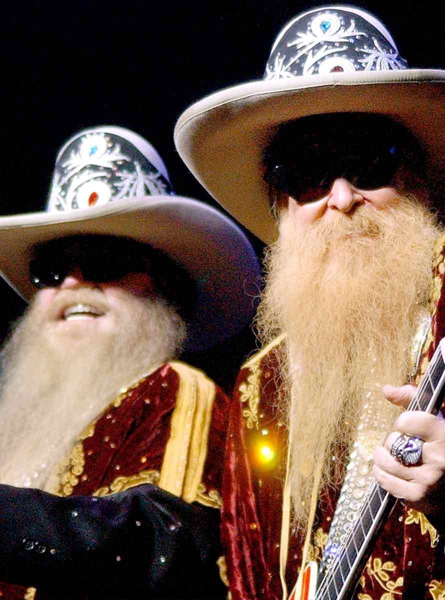 Dusty Hill and Billy Gibbons of ZZ Top