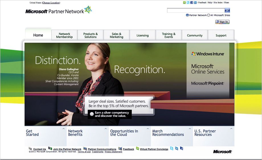 2011 MICROSOFT PARTNER NETWORKAgency: Wunderman / VML