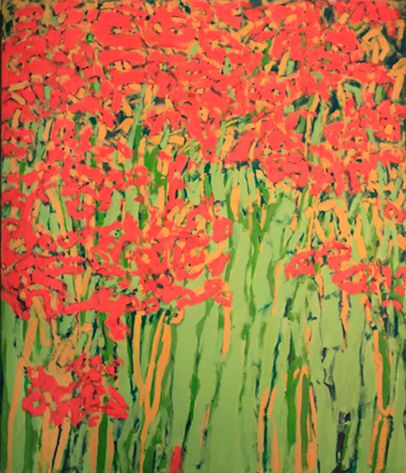 Foliage XIII  42" x 36"  o/c