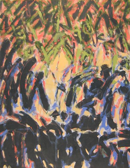 On Deer Path  54" x 42"  o/c