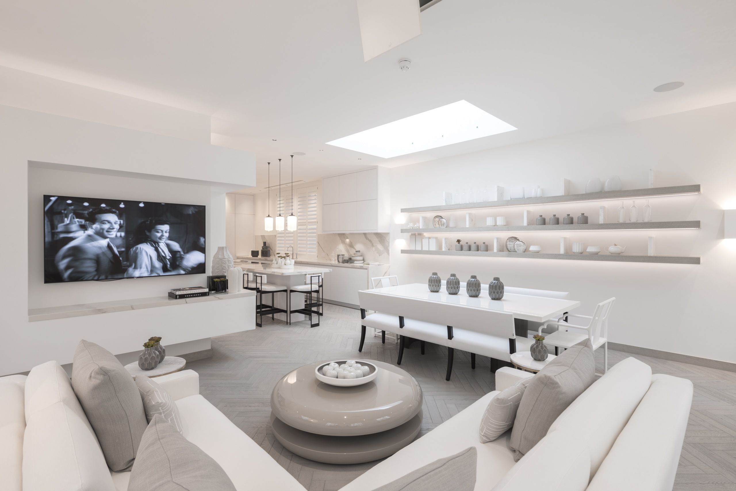 White Living Room