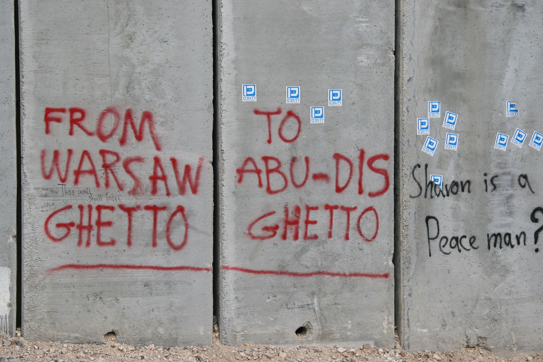 Warsaw Ghetto to Abu Dis Ghetto