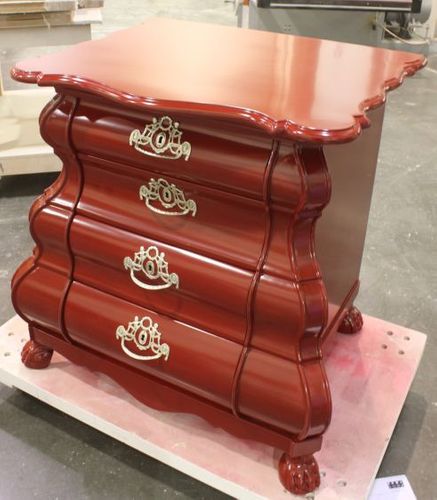 60 DEGREE SHEEN SOLID COLOUR POLYUREHTANE Project#1166, Chest Refinish