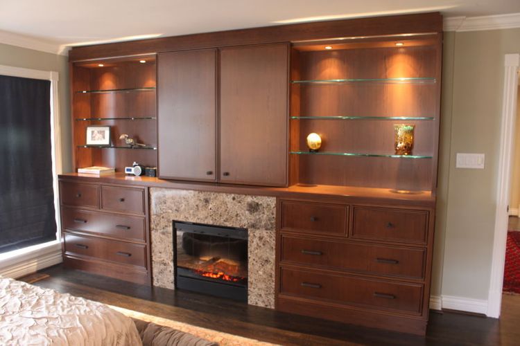 MASTER BEDROOM WALL UNIT Project#1094, Closed