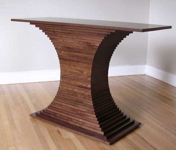 CONSOLE TABLE Project# 362Solid Walnut