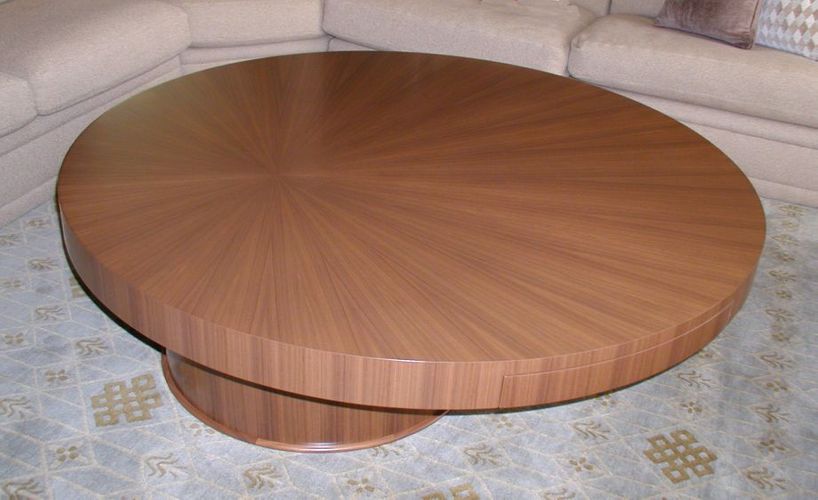 COFFEE TABLE Project# 269Offset Starburst Quarter Cut Walnut