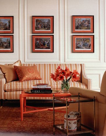 'Martha Stewart Living'Decorating with Orange