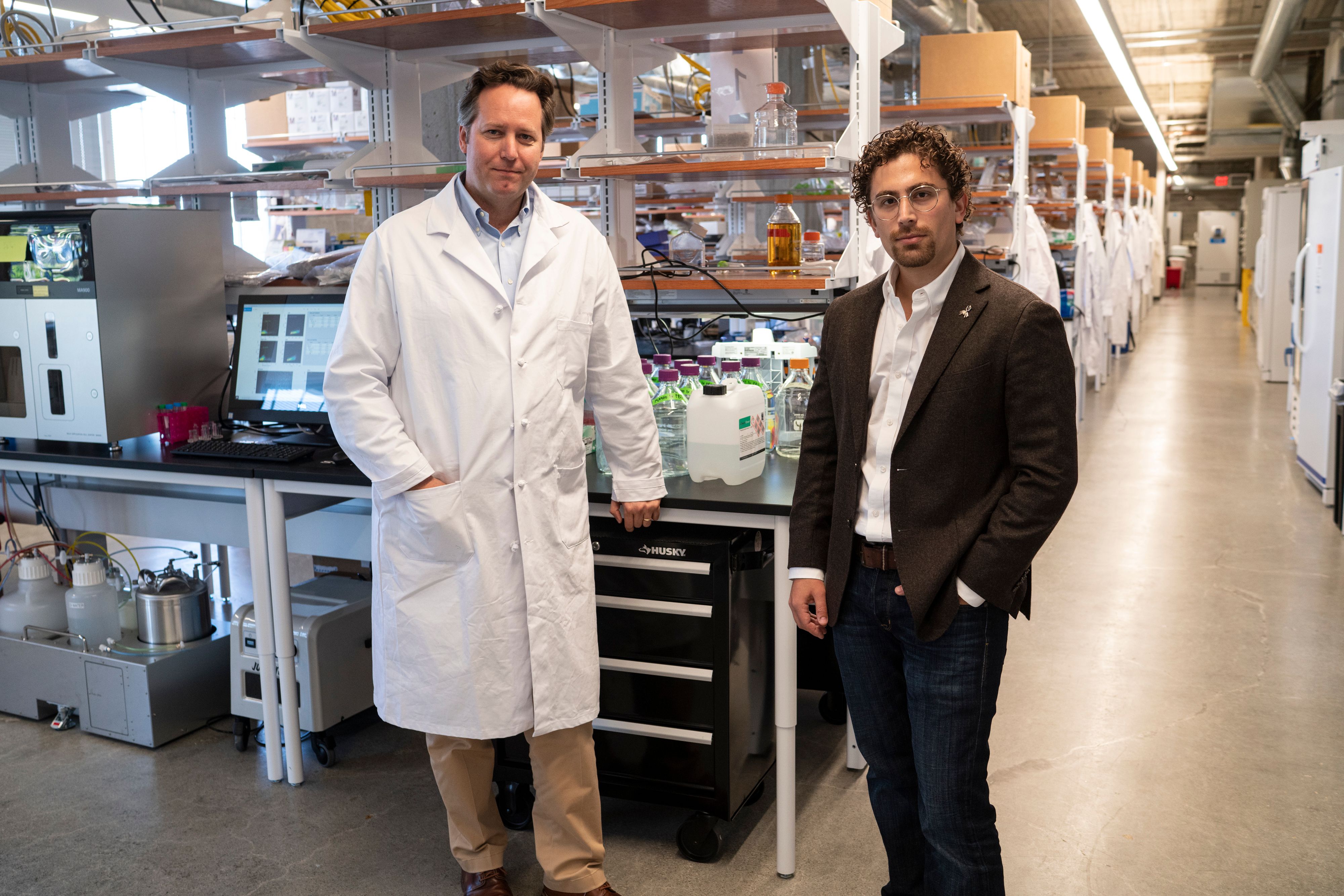 Biotech executives on location 