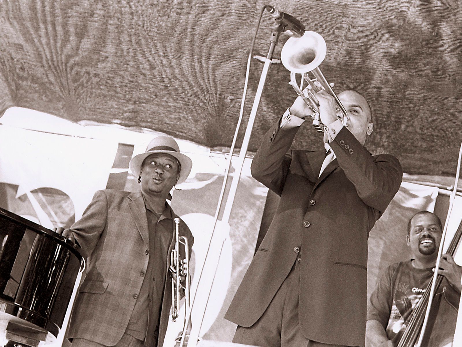 Irvin Mayfield and Kermit Ruffins in North Beach