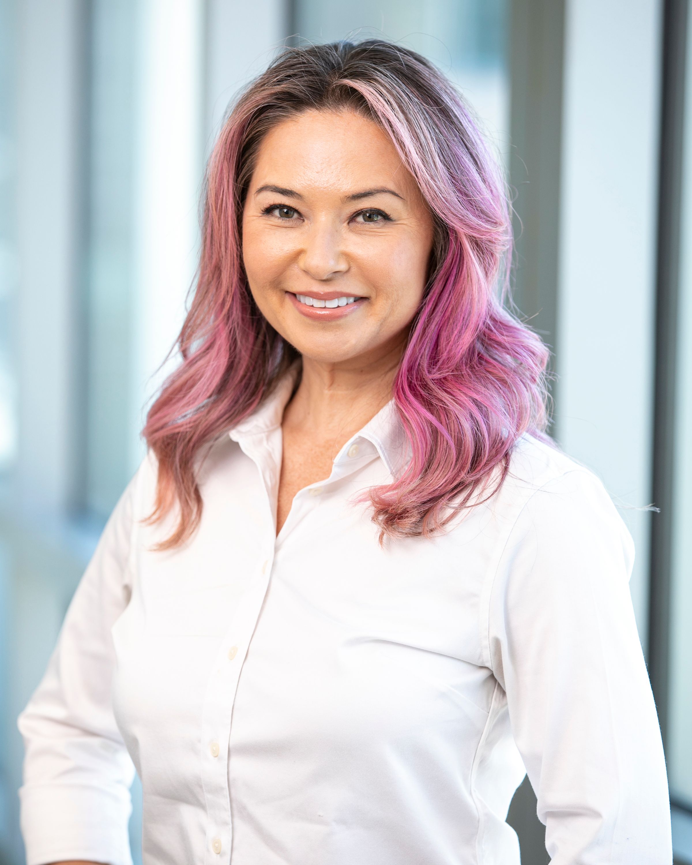 Female With pink hair