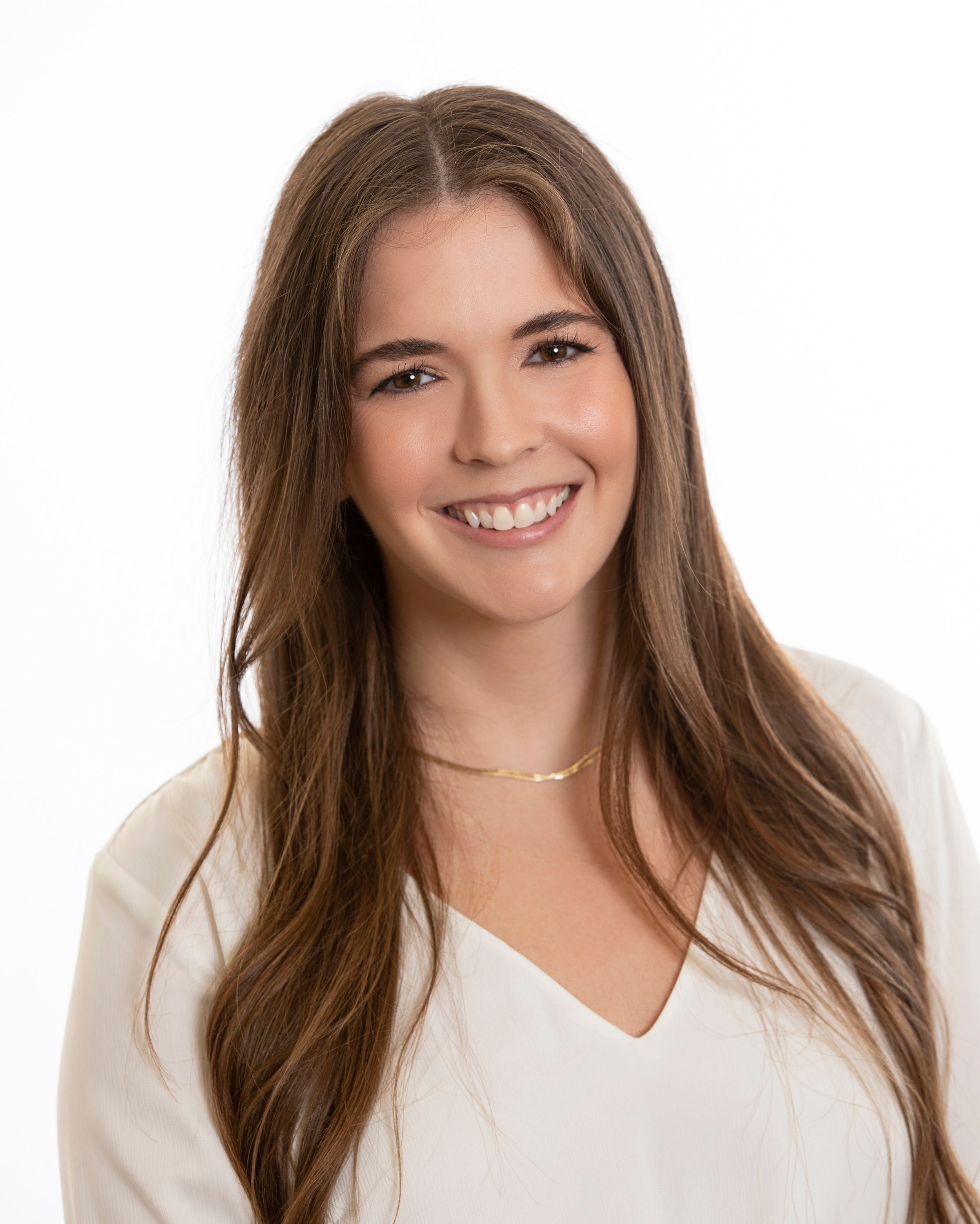 Female portrait with white blouse