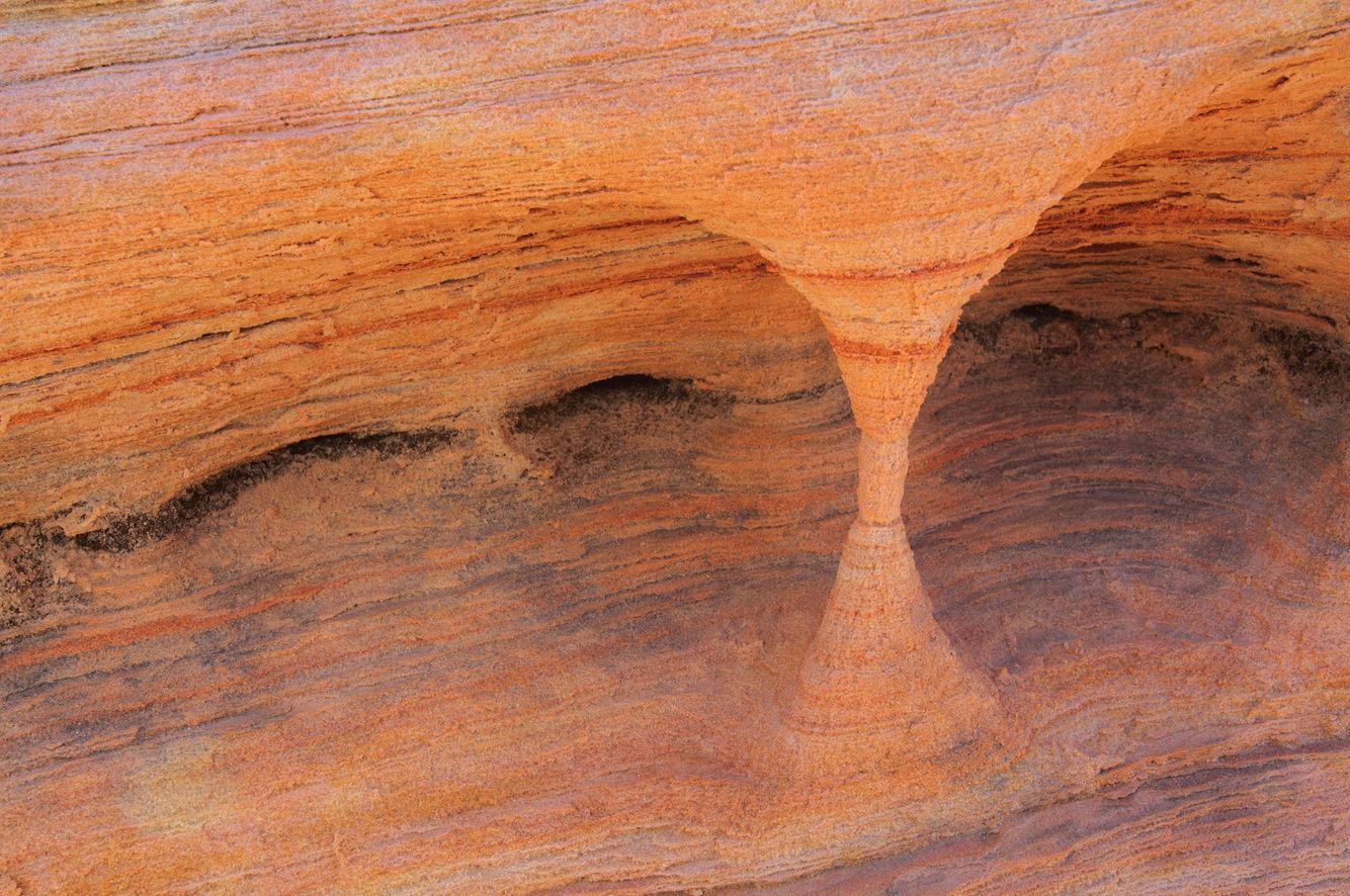 Tiny Cave With Pillar