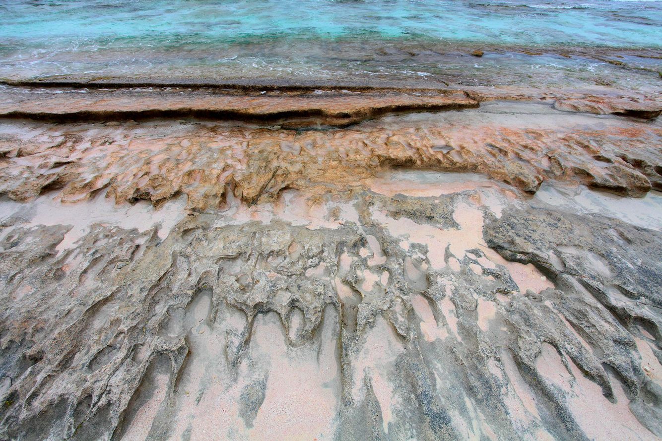 Colourful Beach in Middle Caicos