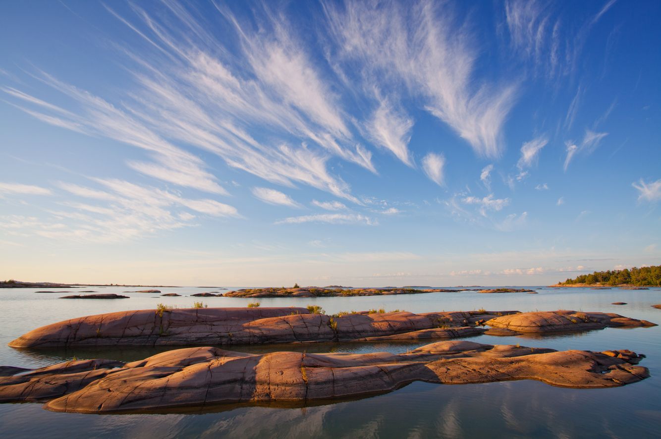 Cirrus Clouds Over Georgian Bay