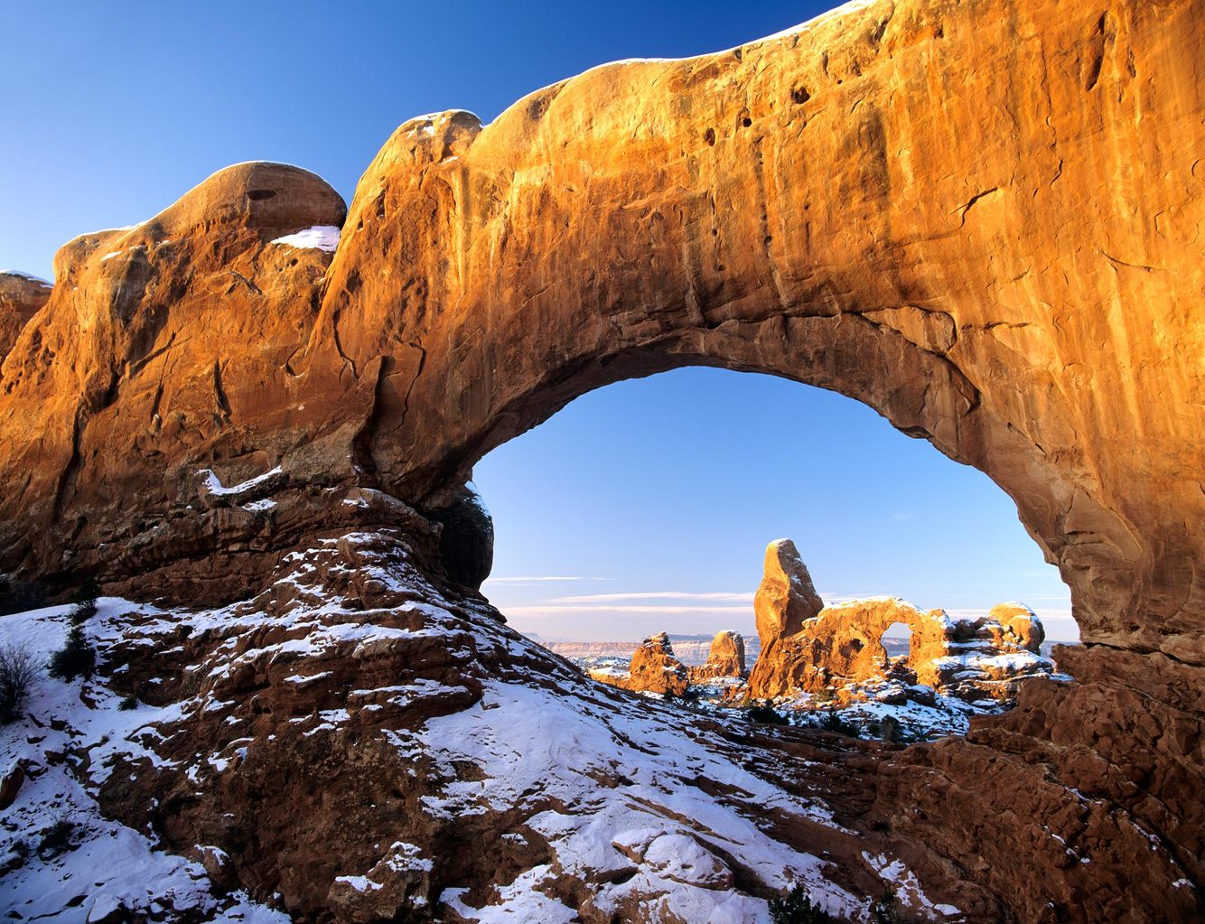 Turret Arch through North Window