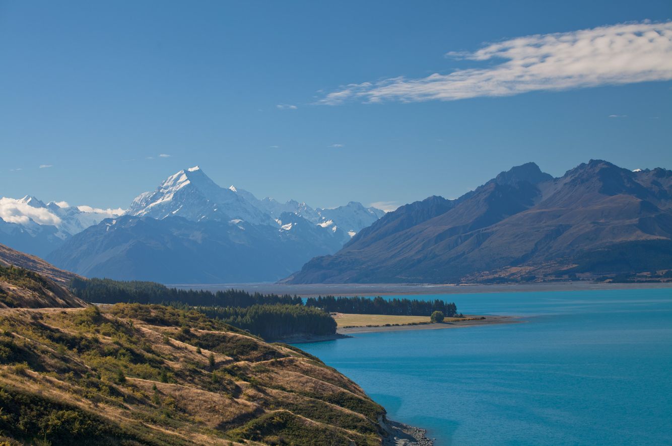 Aoraki/Mount Cook and Lake Pukaki