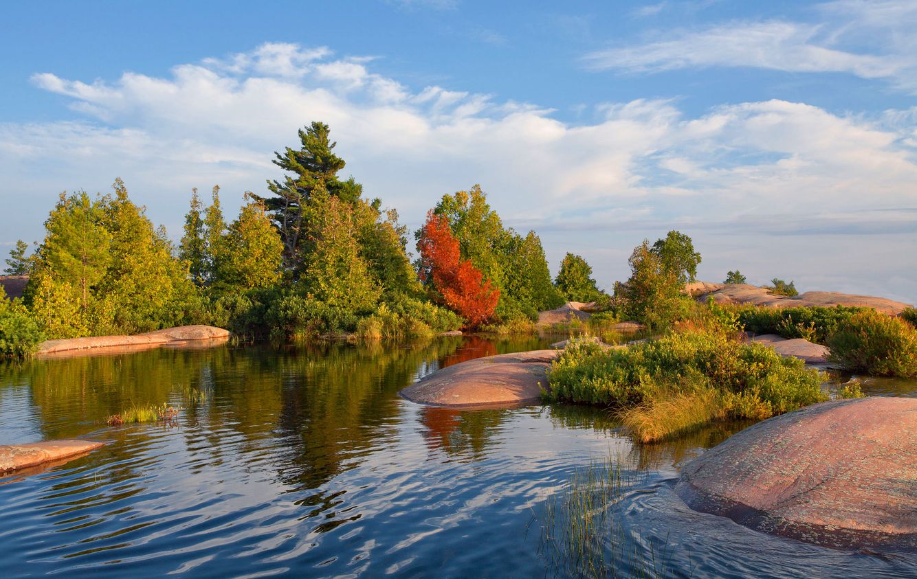 Idyllic Bay on East Silver Island