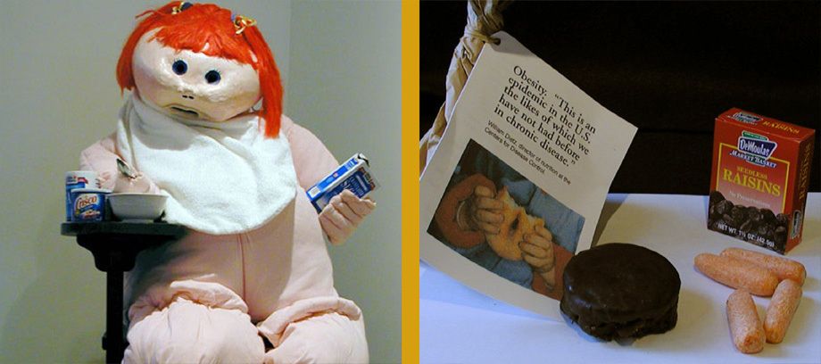 Baby Fat,  an Interactive Sculpture and  Performance