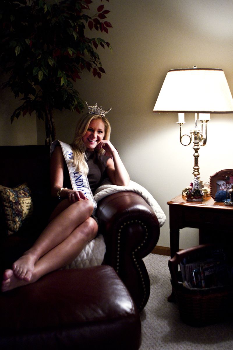 Miss Indiana Jackie Jerlecki prepares for Miss America competition