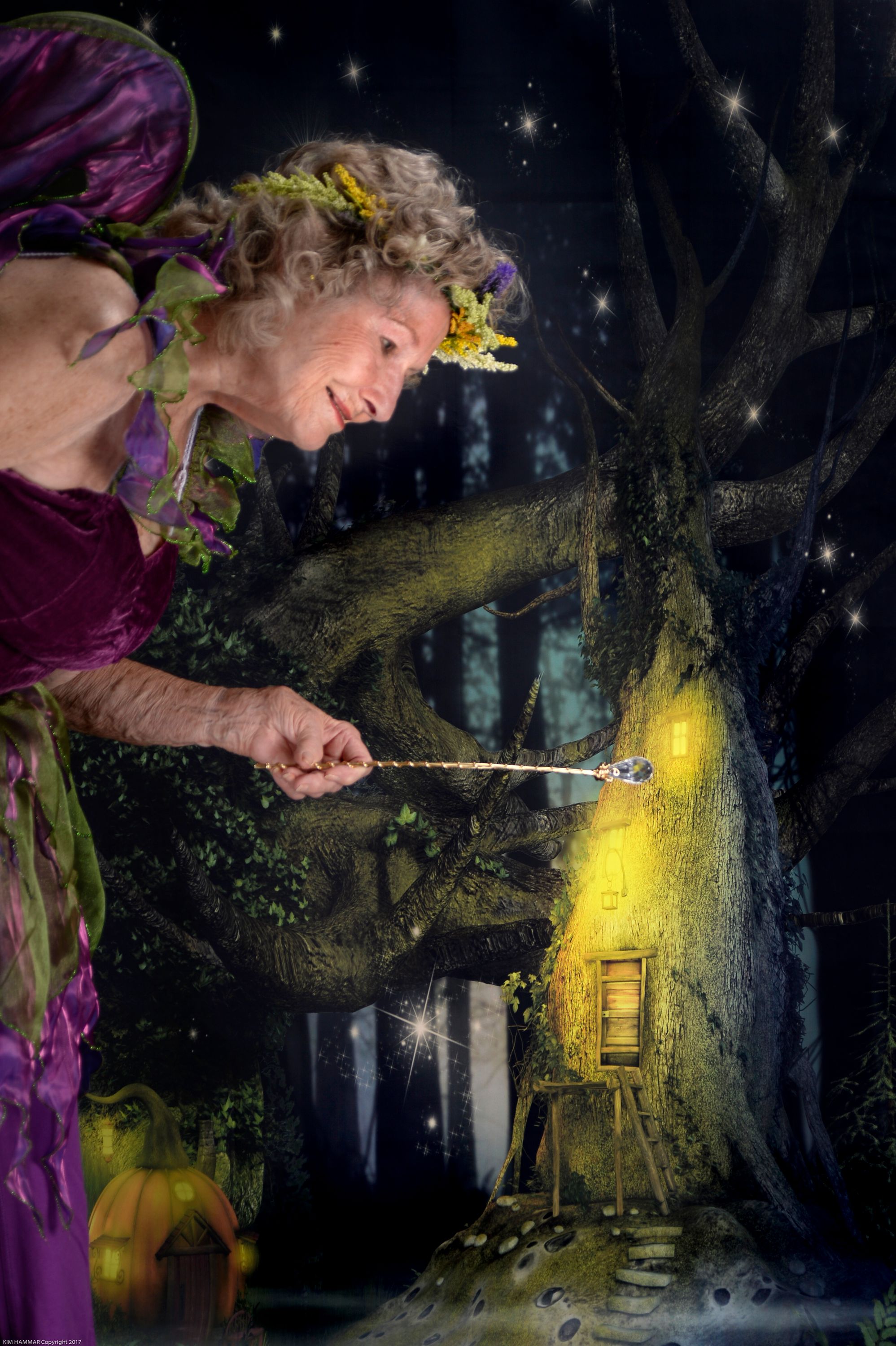 Fairy Godmother with Wand