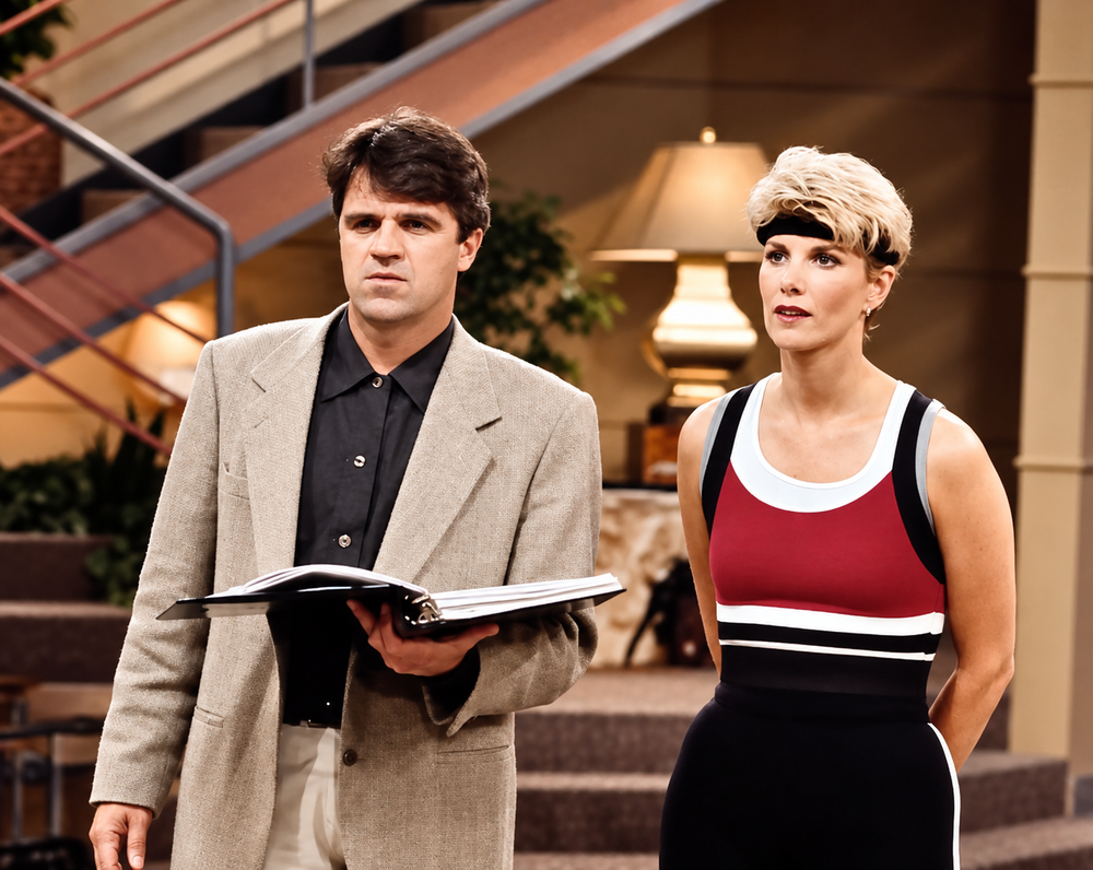 Sitcom Stairway Scene with Binder and Lamp.png