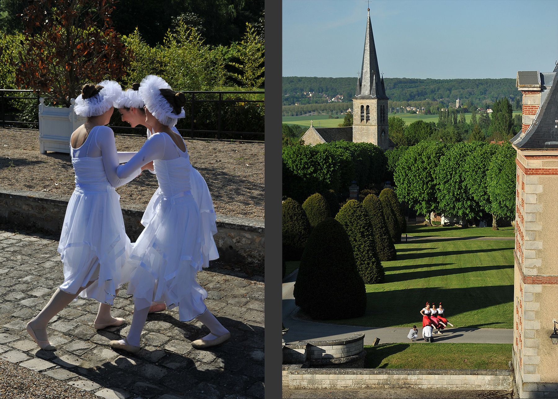 Ballet picture day outside Paris