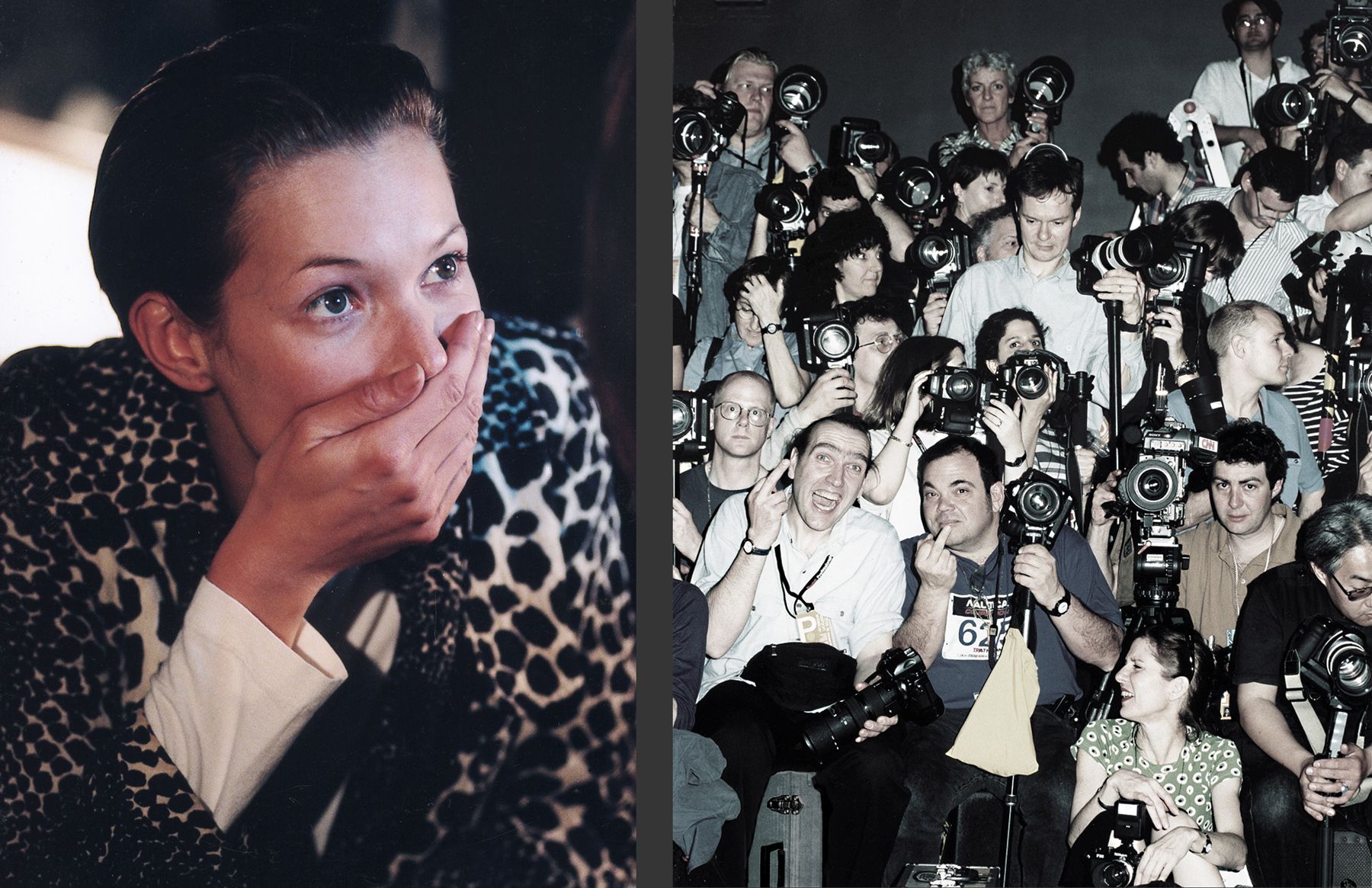 Kate Moss & runway photographers