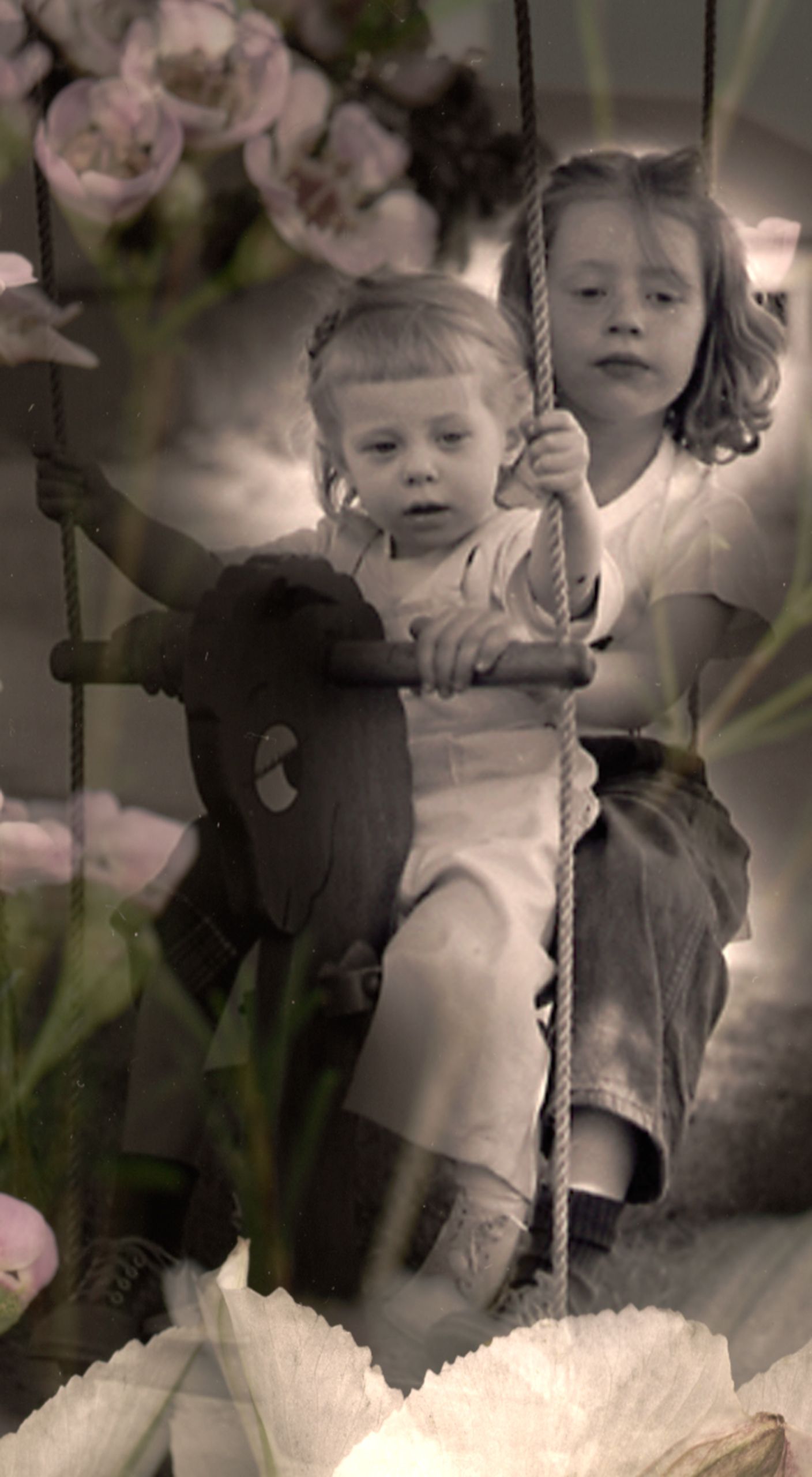 photo restoration montage